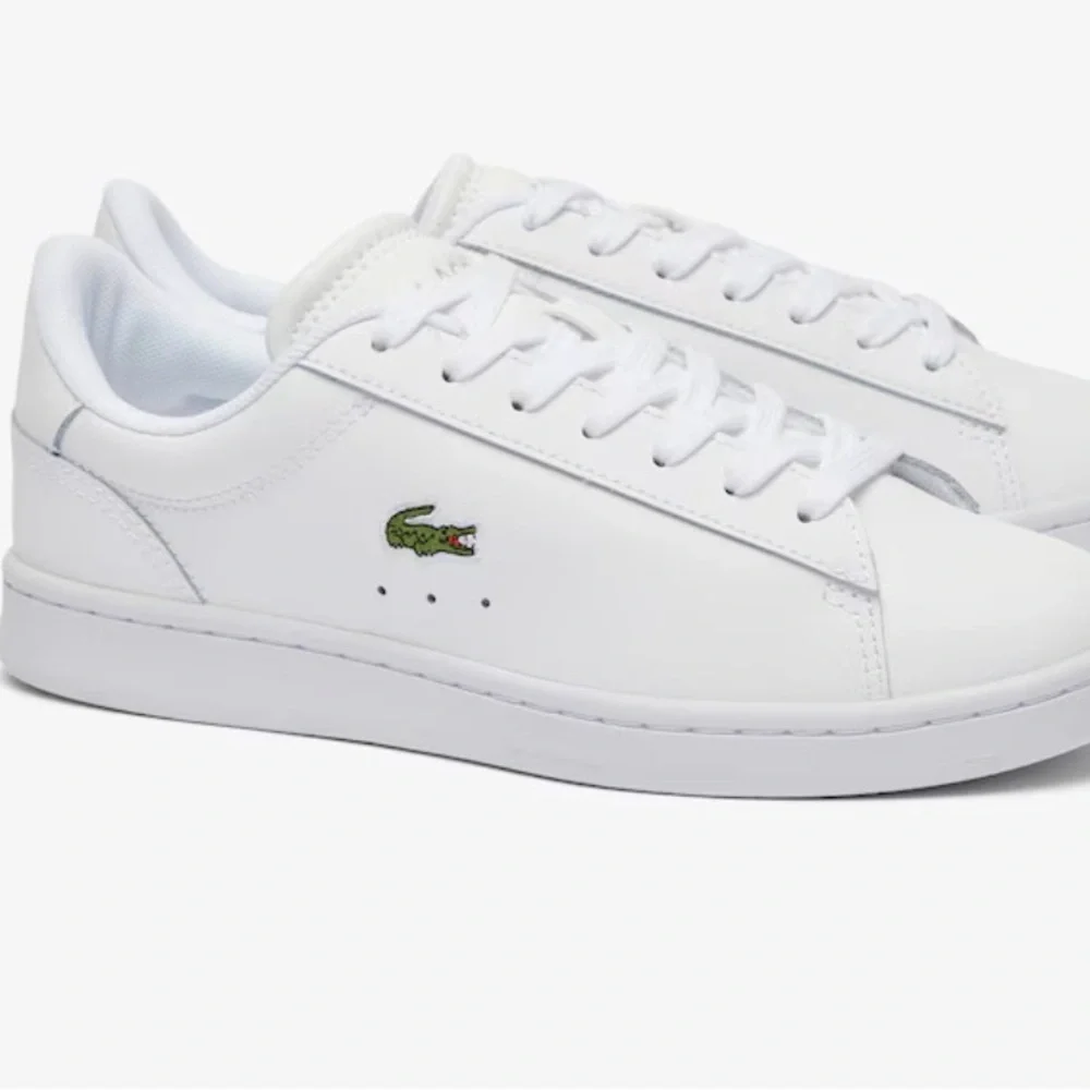 Lacoste Carnaby Set Leather Sneakers women’s Sz 7.5 summer coastal walking chic